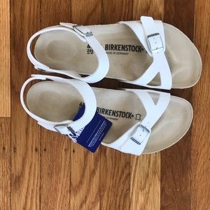 New Birkenstock Sandals White Rio US 9.5 | EU 40